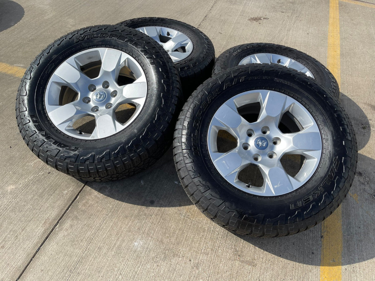 18" Ram 1500 OEM CHROME 2669 wheels rims 2021 2022 2023 2024 2025 2026 FALKEN Texas Truck Tire