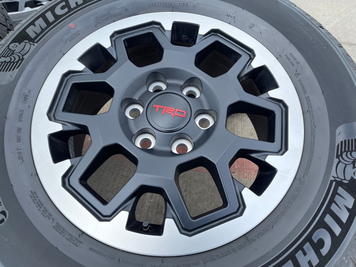 18" Toyota Tacoma 4Runner TRD OEM 94199 wheels rims 2024 2025 2026 MICHELIN NEW Texas Truck Tire