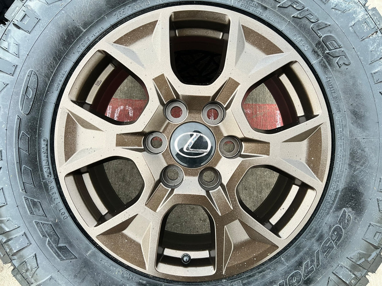 18" Lexus GX550 OEM 10544 wheels rims BRONZE Toyota Land Cruiser Tundra NEW Texas Truck Tire