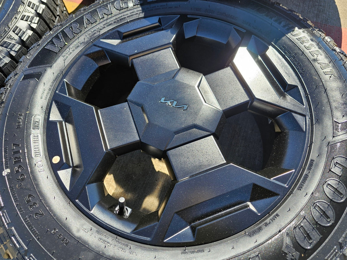17" Kia Sorento X-PRO OEM wheels rims tires Telluride Sedona 2025 2026 tires NEW Texas Truck Tire