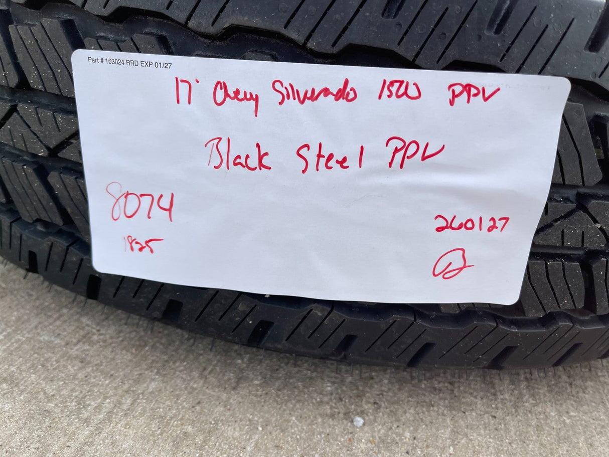 17" Chevy Silverado 1500 Tahoe PPV OEM 5223 8074 wheels rims BRIDGESTONE A/T Texas Truck Tire
