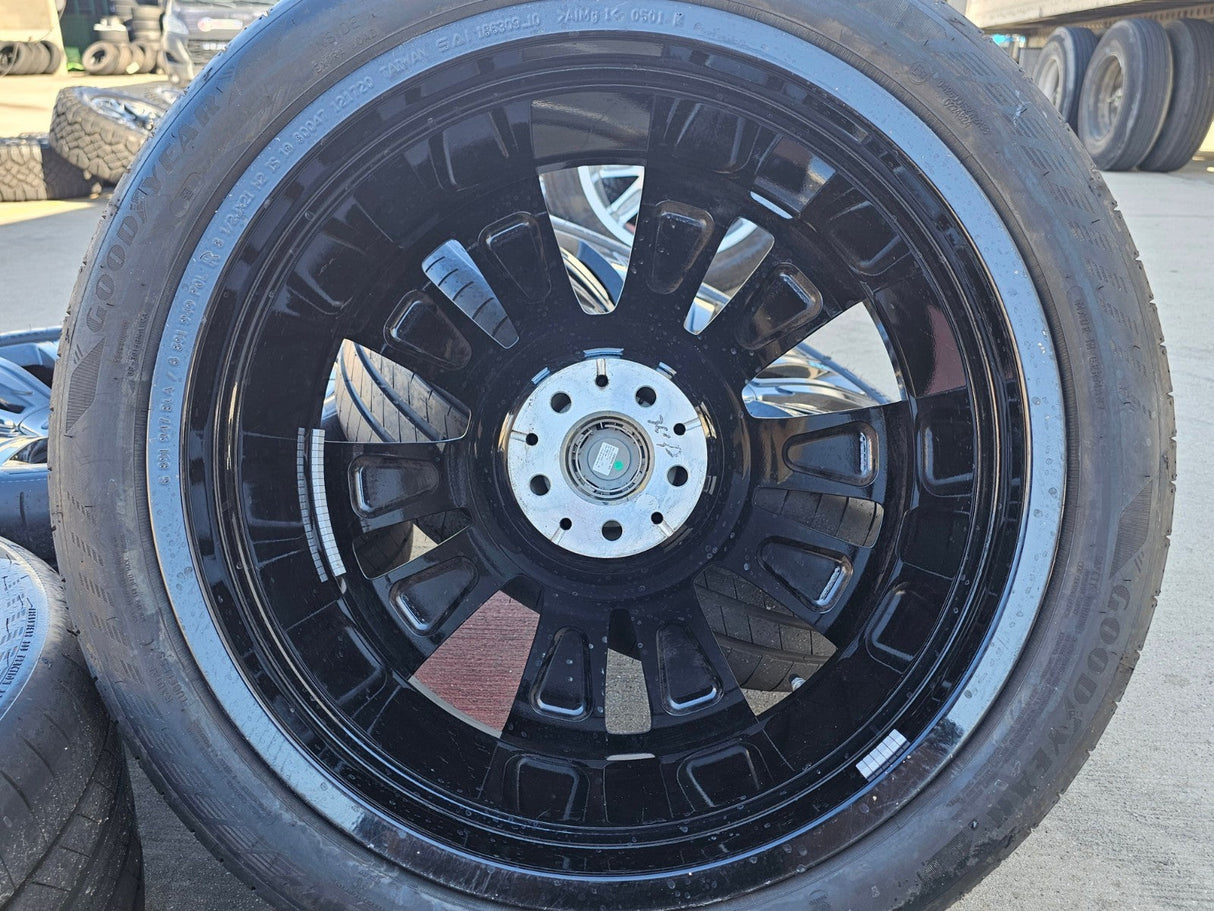 21" Rolls Royce Wraith Ghost Dawn OEM black wheels rims 5x120 tires Texas Truck Tire