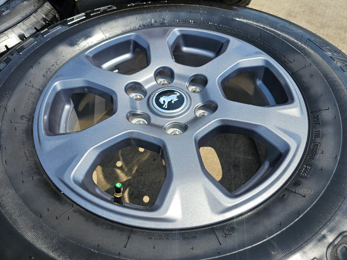 17" Ford Bronco Big Bend wheels rims 10384 OEM Ranger 2023 2024 2025 2026 NEW Texas Truck Tire