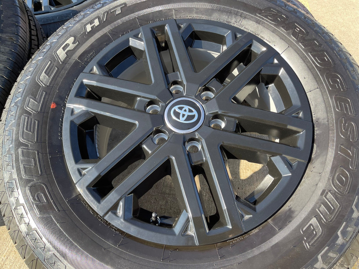 18" Toyota Tundra Sequoia TRD OEM wheels rims 75281 Lexus GX550 LX600 NEW 2026 Texas Truck Tire