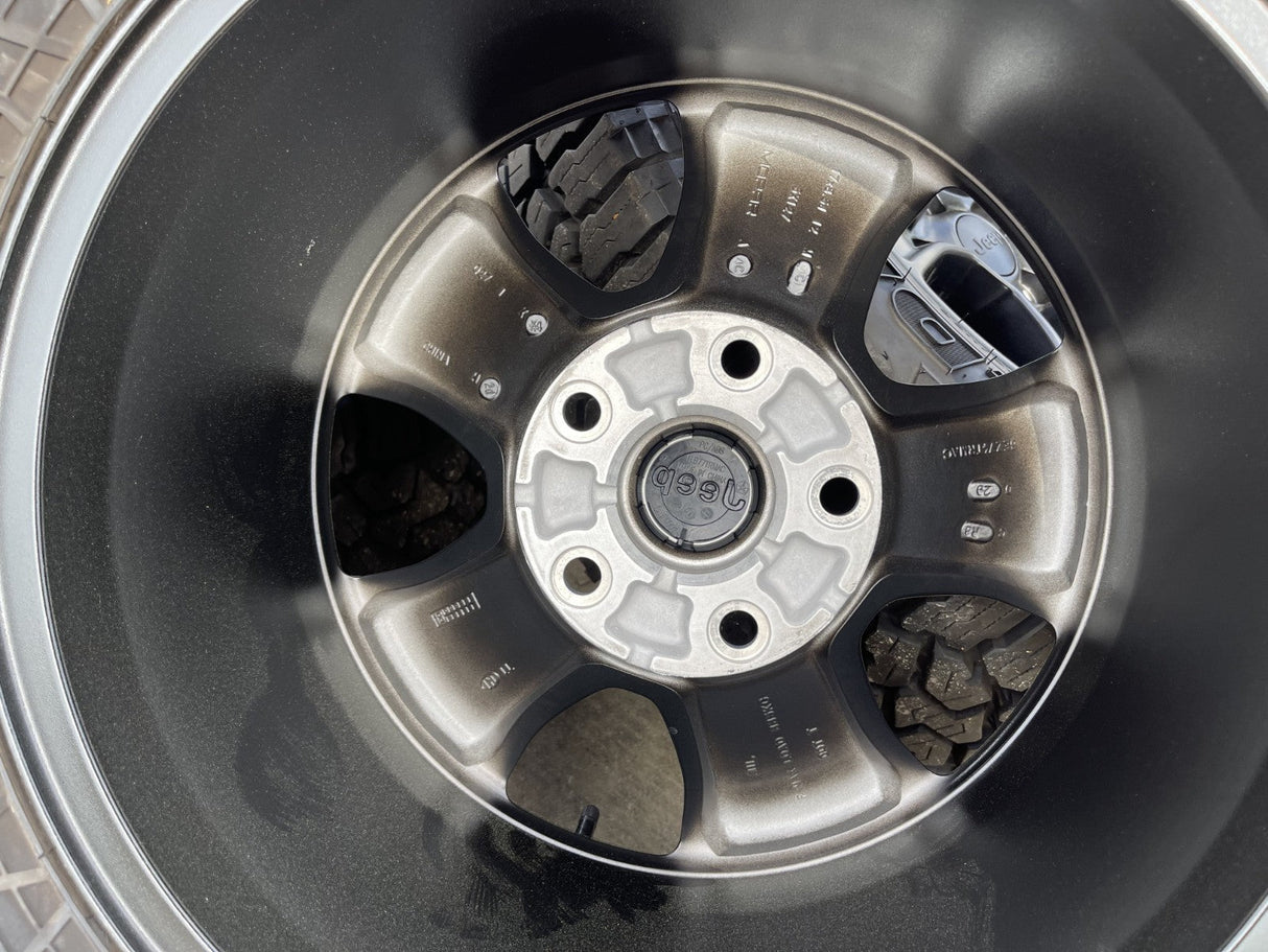 (5) 17" Jeep Wrangler Rubicon OEM 96226 wheels rims Gladiator FALKEN A/T3 NEW Texas Truck Tire