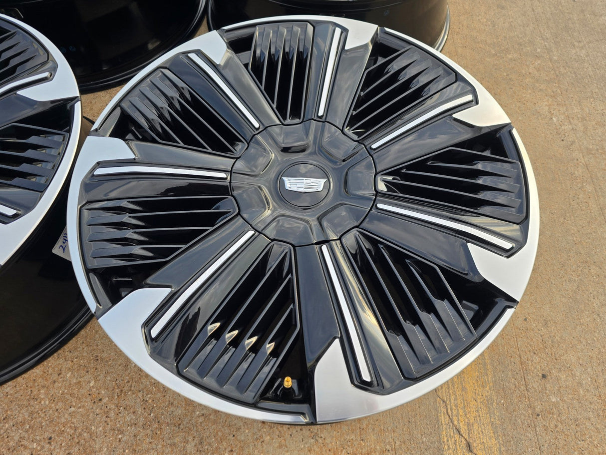 24" Cadillac Escalade IQ EV OEM 8x165 wheels rims Hummer 2500 2024 2025 2026 NEW Texas Truck Tire
