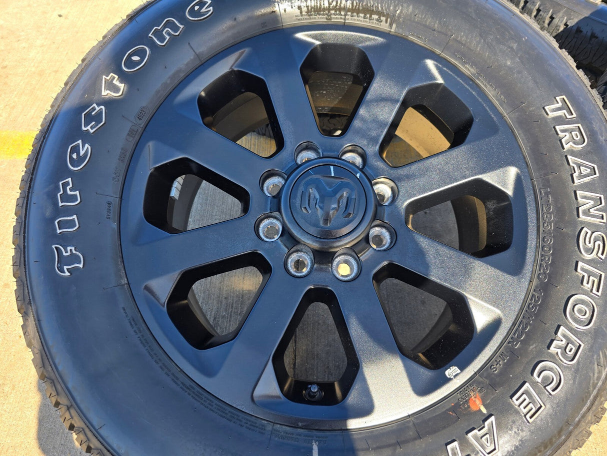 20" Dodge Ram 2500 3500 LARAMIE OEM 2700 wheels rims 2023 2024 2025 2026 NEW Texas Truck Tire