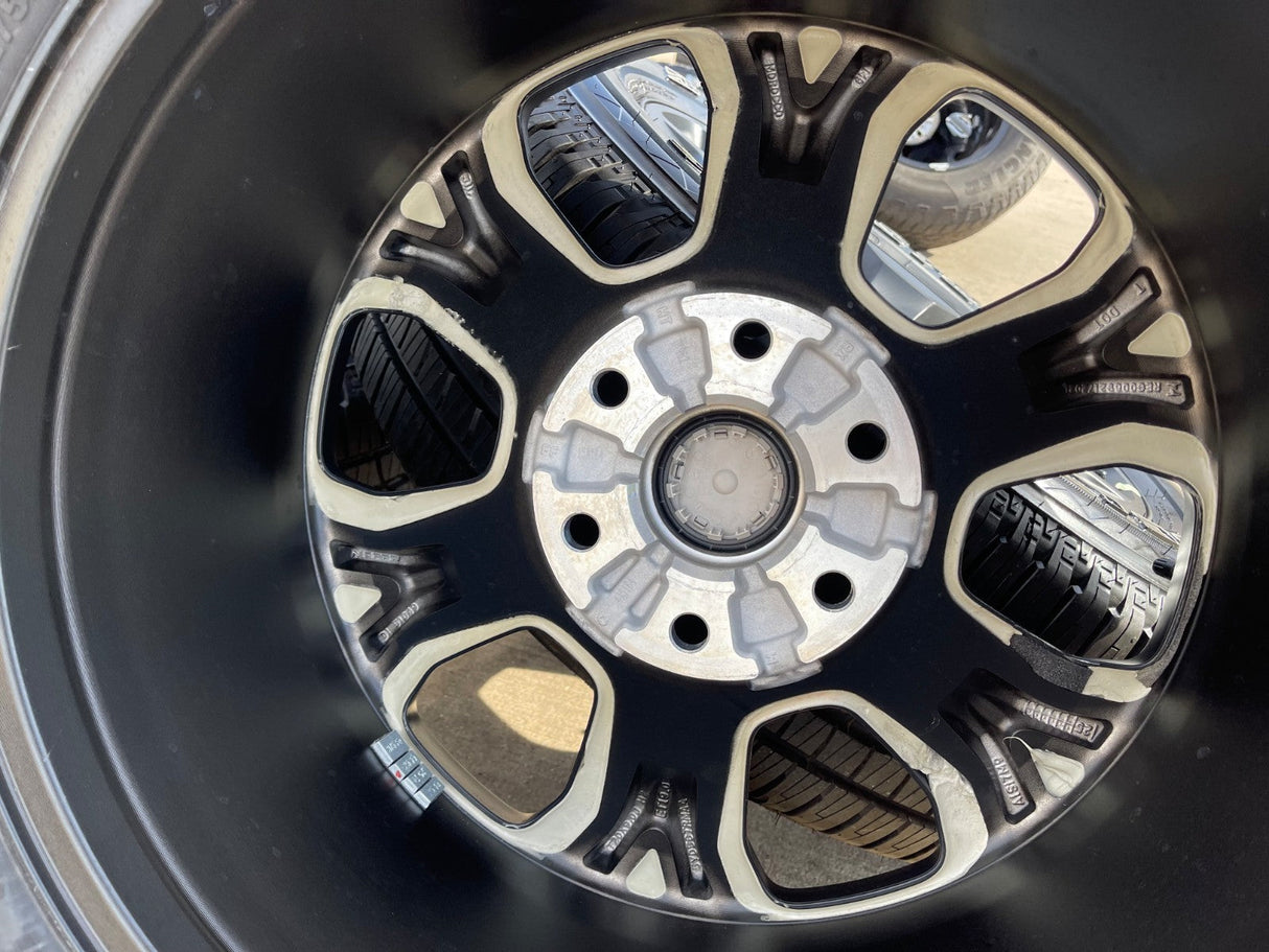 20" Dodge Ram 1500 OEM Laramie Black 2680 wheels rims tires 2024 2025 2026 NEW Texas Truck Tire