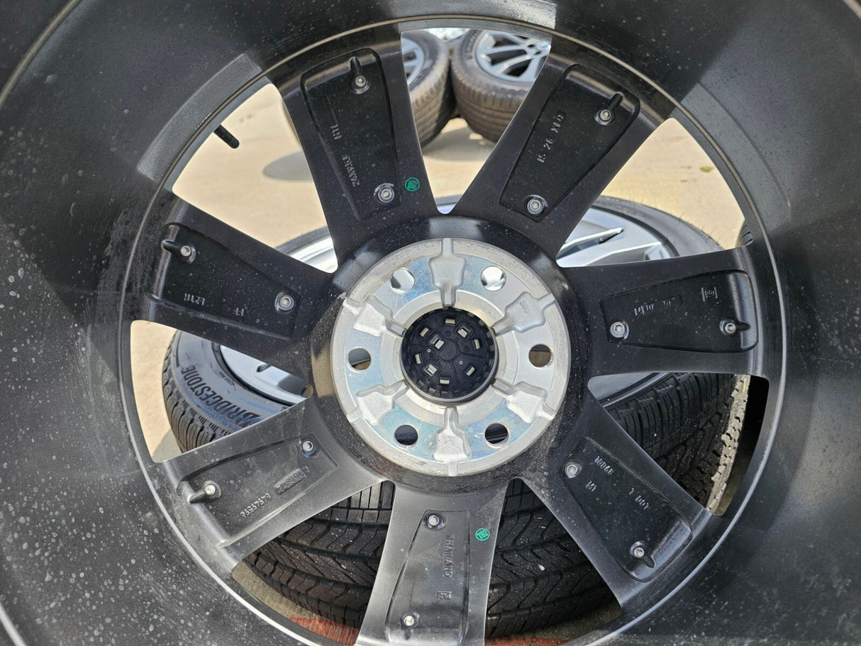 (1) 24" Cadillac Escalade V Platinum OEM wheel rim tire spare 2024 2025 2026 NEW Texas Truck Tire