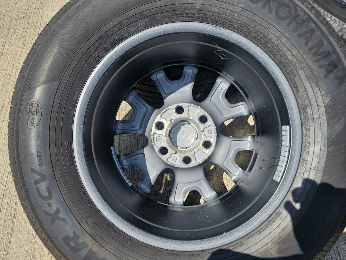 17" Toyota 4Runner Tacoma TRD OEM 94254 10637 wheels rims 2024 2025 2026 NEW Texas Truck Tire