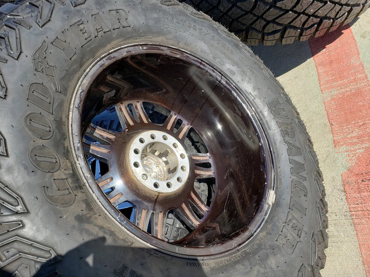 18x9 GEAR 737 wheels rims tires Ford F-150 Chevy RAM 1500 Tacoma 6x139 6x135 Texas Truck Tire