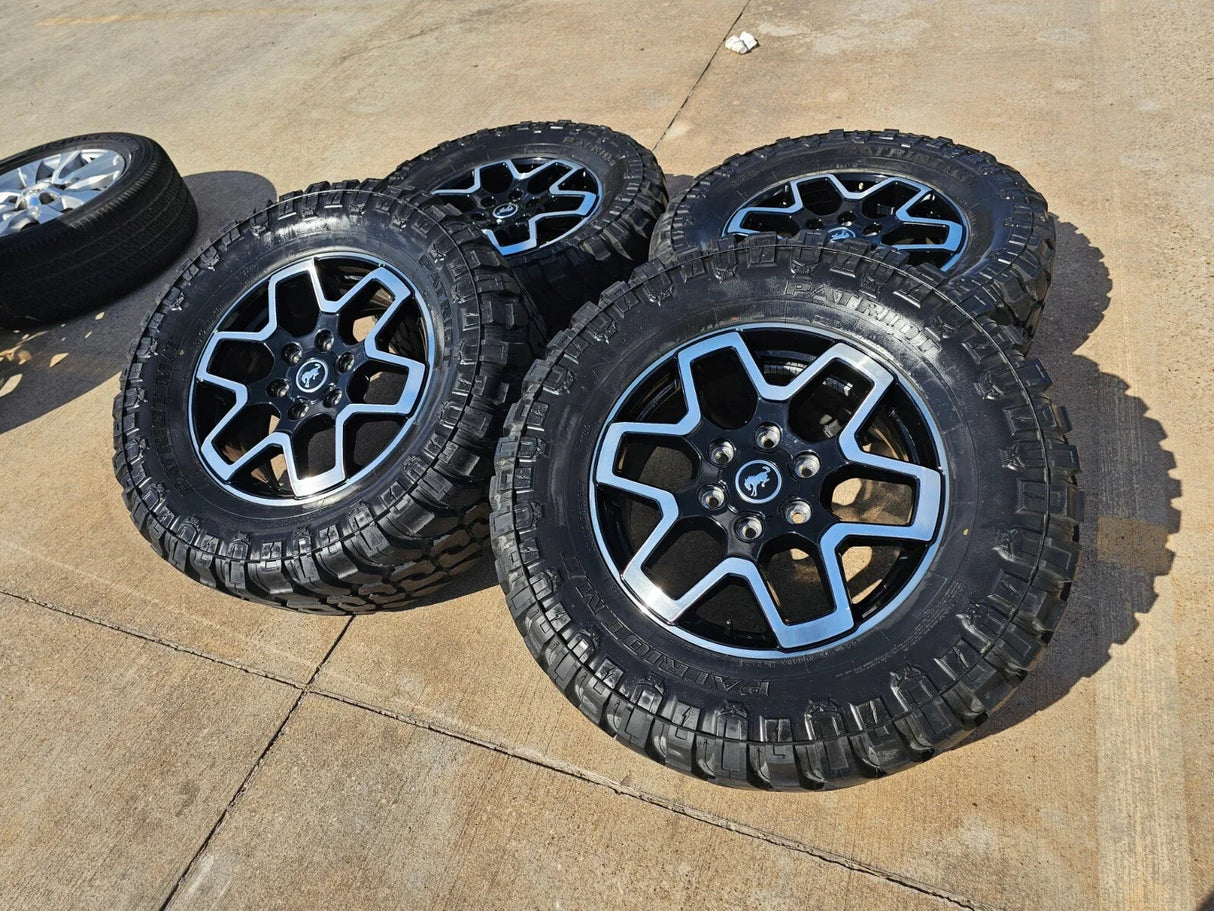 18" Ford Ranger Bronco wheels rims 95213 tires 2022 2023 2024 2025 33" Texas Truck Tire