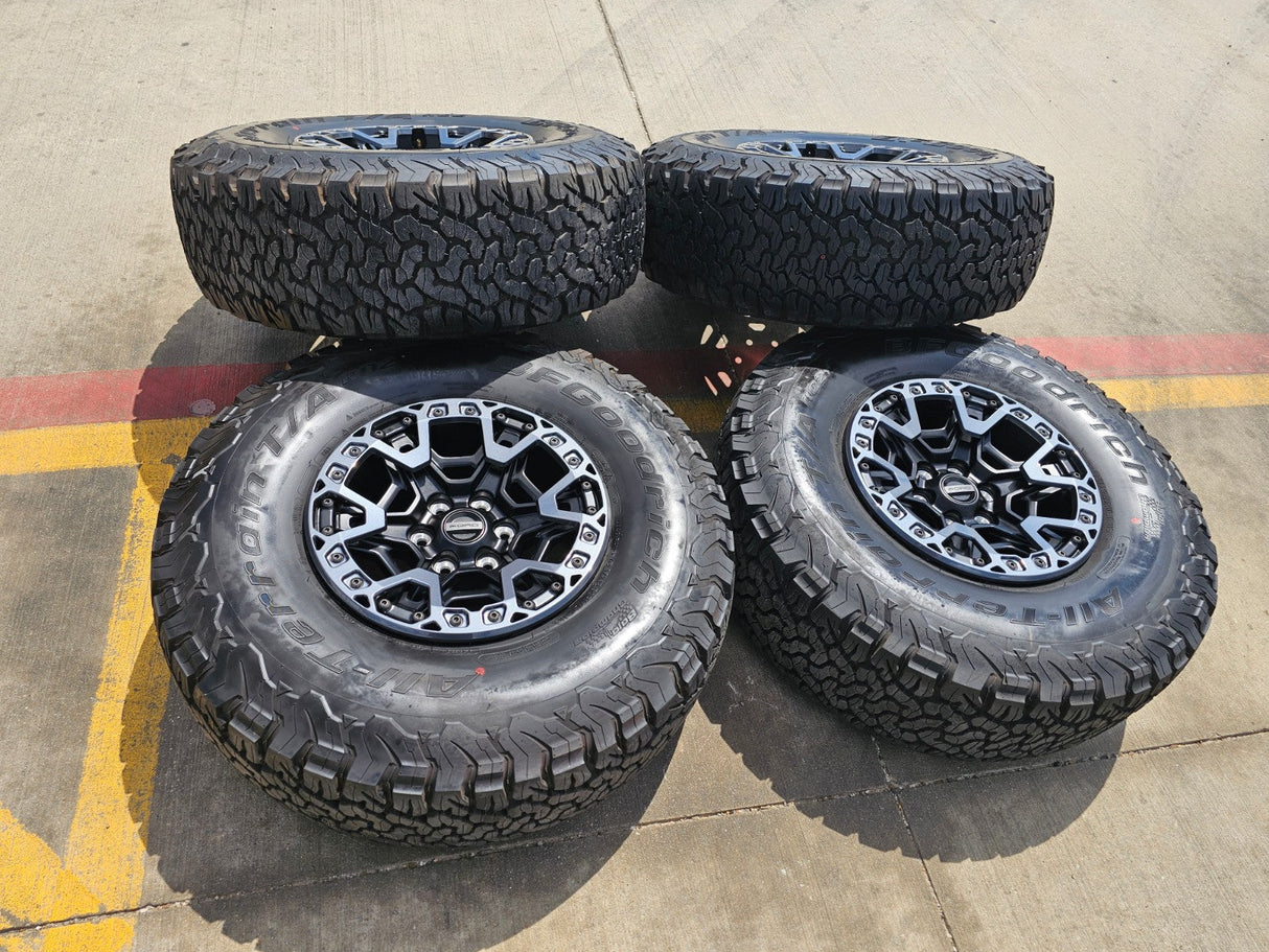 17" Ford F-150 Raptor R OEM BEADLOCK rims wheels 2025 2026 2027 BFG NEW Texas Truck Tire