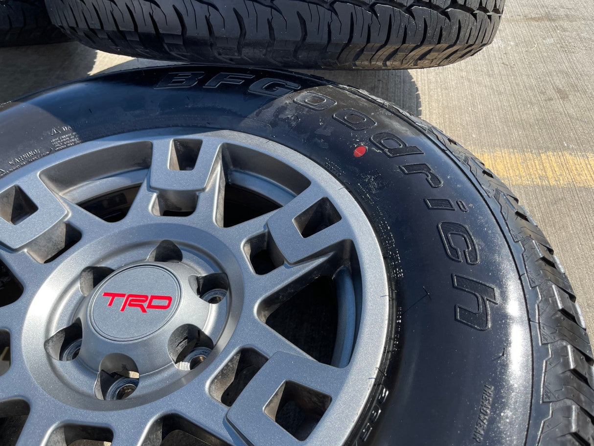 17" Toyota Tacoma 4Runner OEM wheels rims gray 75167 TRD FJ tires BFG NEW Texas Truck Tire
