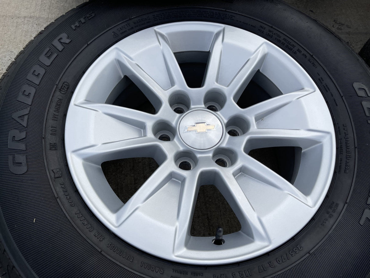 17" Chevy Silverado Colorado Canyon OEM wheels rims 5908 GMC Sierra Yukon Texas Truck Tire