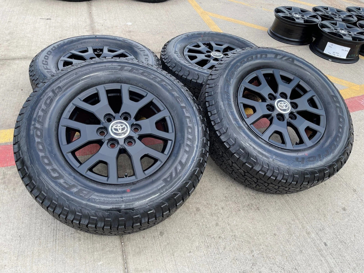 17" Toyota Tacoma 4Runner TRD OEM 10637 94254 wheels rims 2025 2026 NEW BFG Texas Truck Tire
