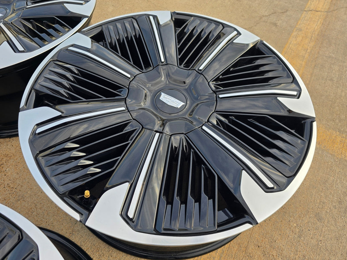 24" Cadillac Escalade IQ EV OEM 8x165 wheels rims Hummer 2500 2024 2025 2026 NEW Texas Truck Tire
