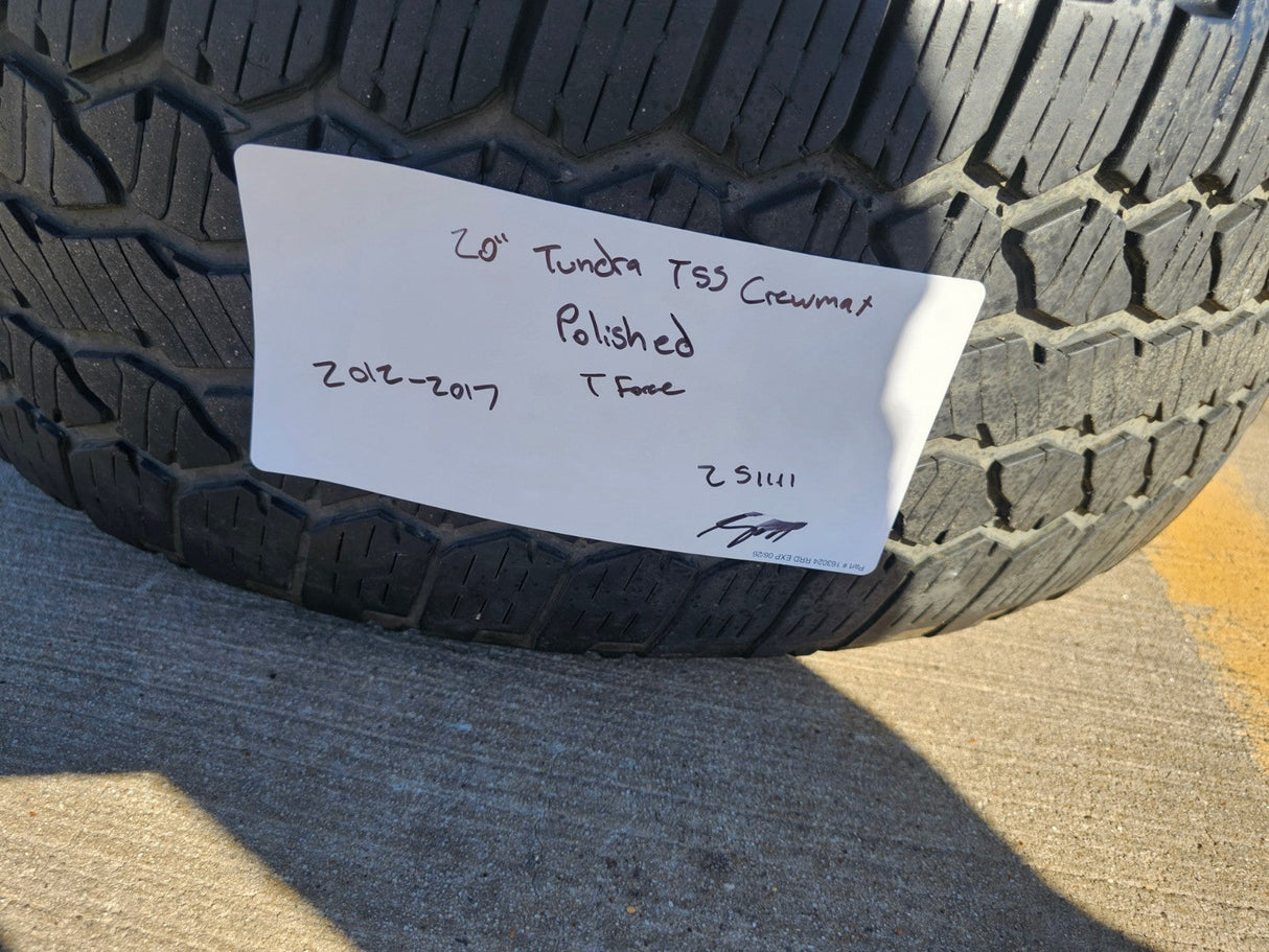 20" Toyota Tundra TSS TRD T Force OEM wheels rims 5x150 tires FIRESTONE A/T2 Texas Truck Tire