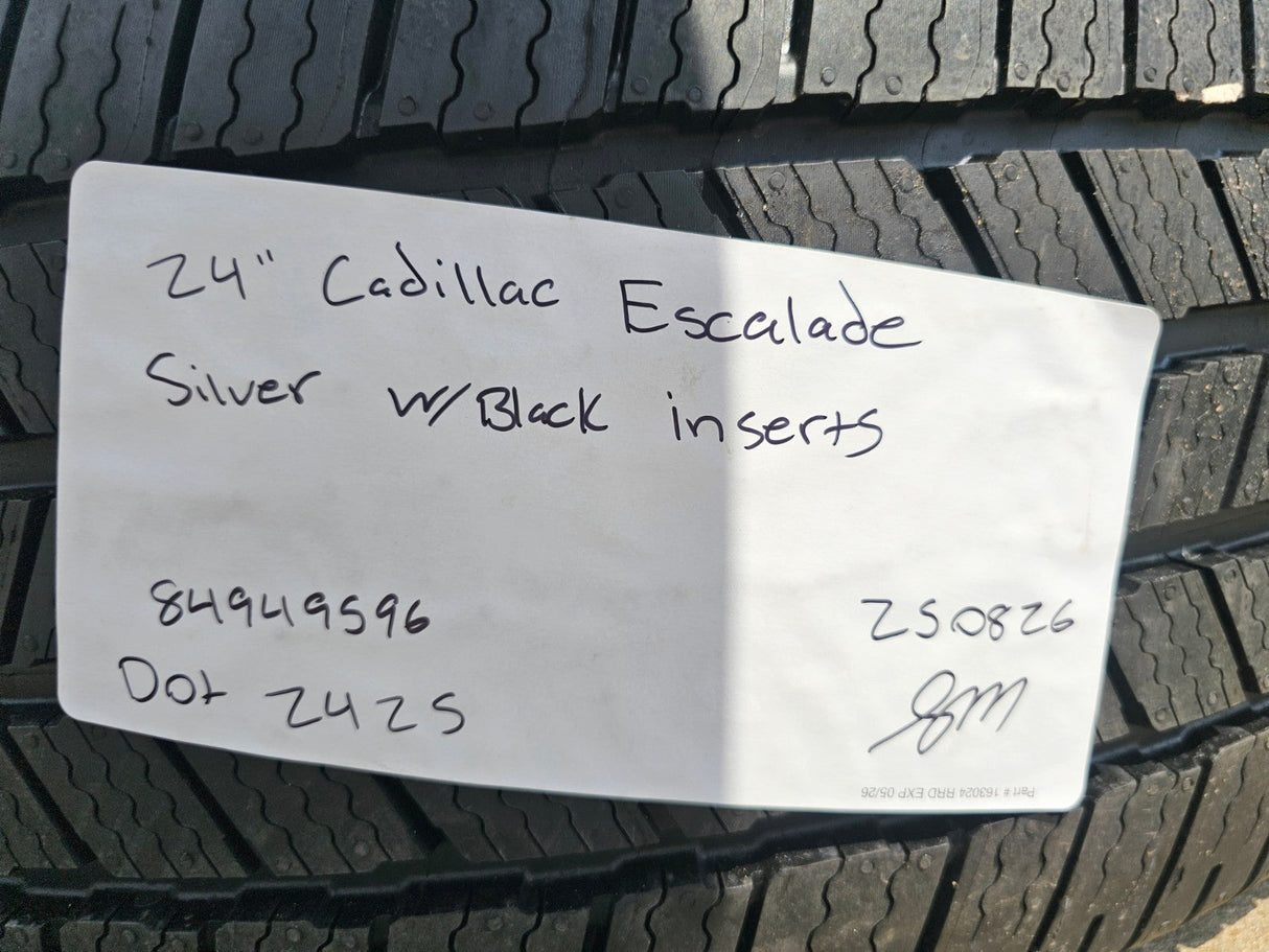 24" Cadillac Escalade V OEM wheels rims 2024 2025 2026 2027 NEW MICHELIN Texas Truck Tire