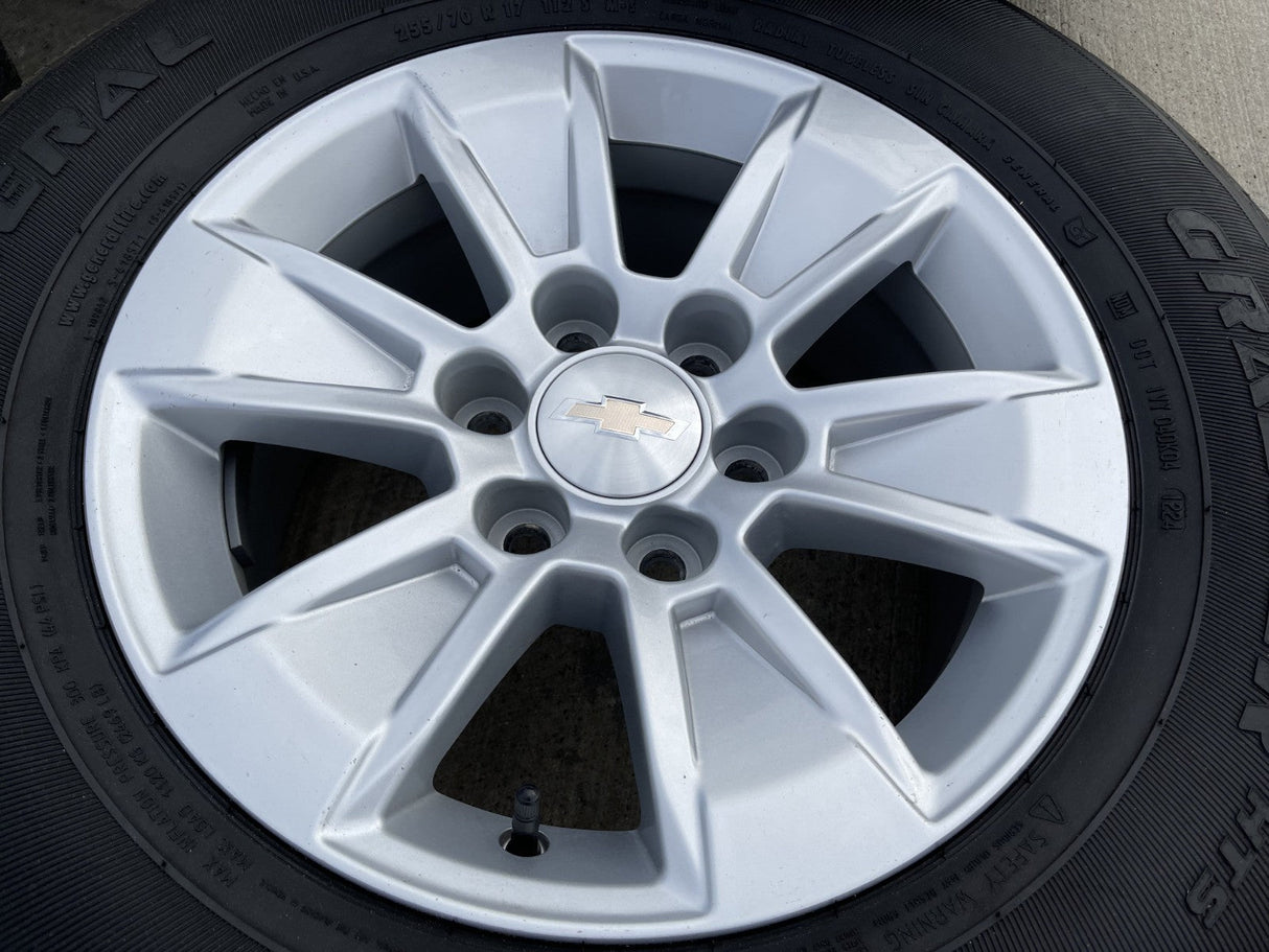 17" Chevy Silverado Colorado Canyon OEM wheels rims 5908 GMC Sierra Yukon Texas Truck Tire