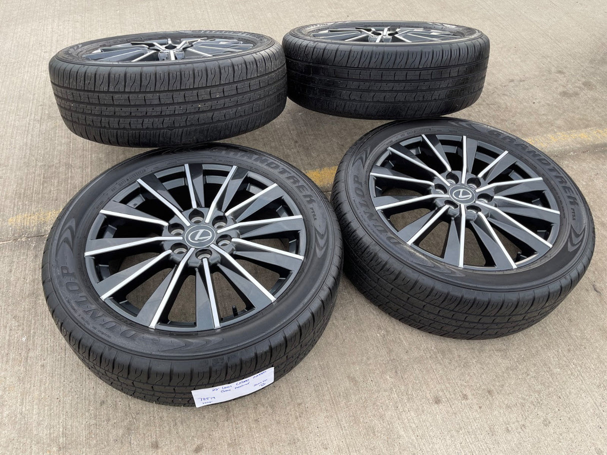 22" Lexus GX550 OEM wheels rims Toyota Land Cruiser Tundra 78519 LX600 2025 2026 Texas Truck Tire