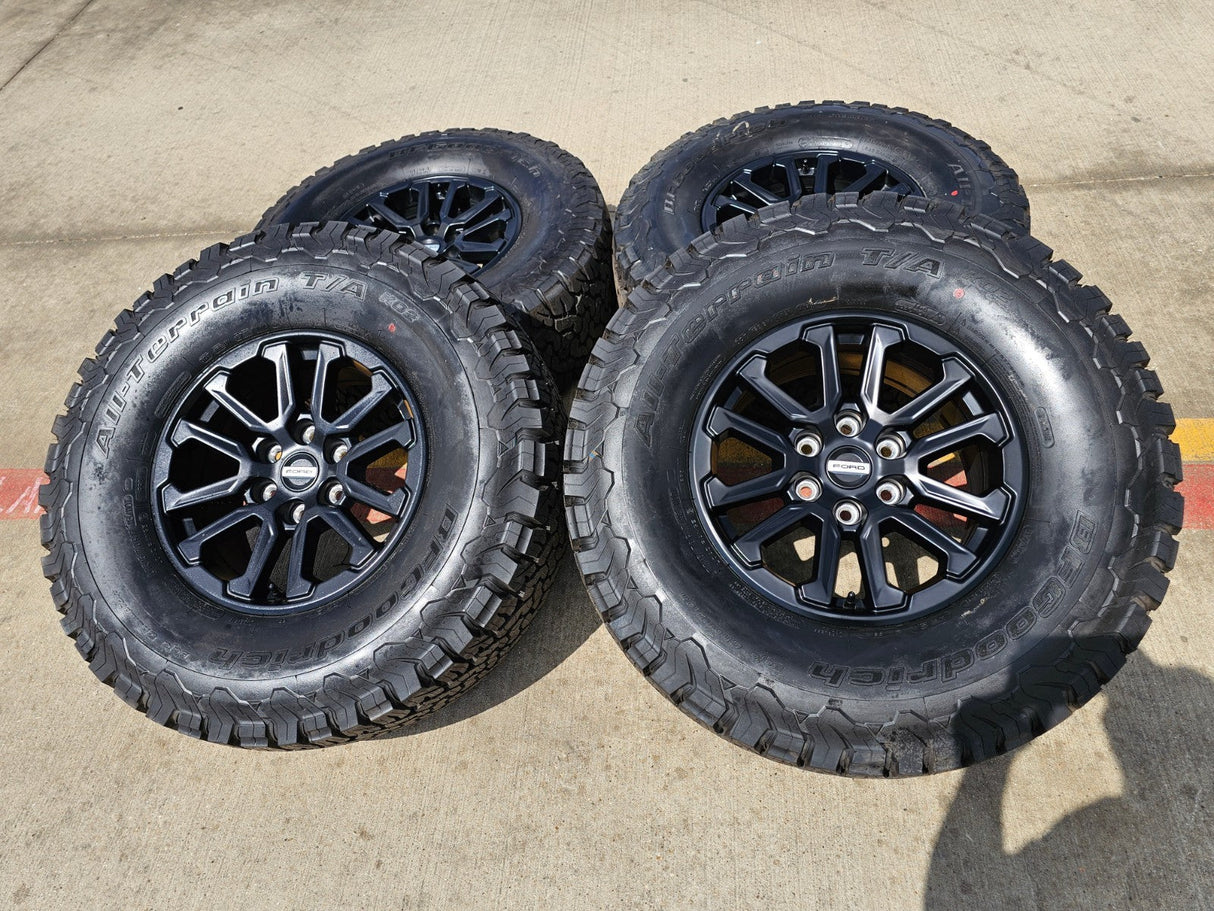 17" Ford F-150 Raptor OEM 10611 rims wheels Bronco 2025 2026 2027 BFG 35" NEW Texas Truck Tire