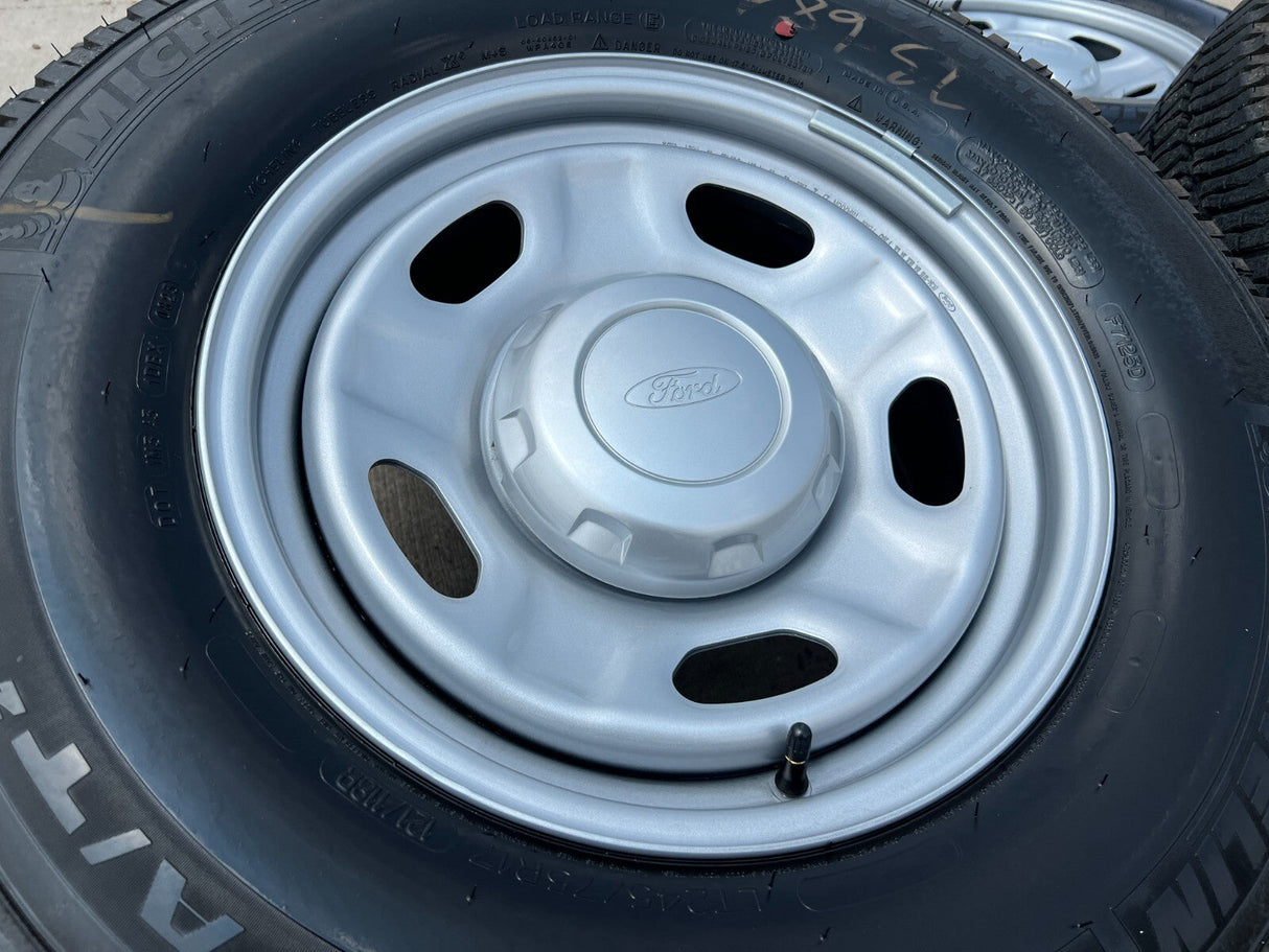 17" Ford F-250 F-350 OEM 3828 wheels rims tires MICHELIN 2023 2024 2025 2026 NEW Texas Truck Tire