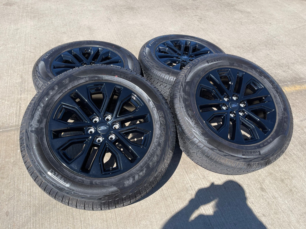 20" Ford F-150 LARIAT Limited OEM 10619 rims wheels Expedition 2025 2026 PIRELLI Texas Truck Tire