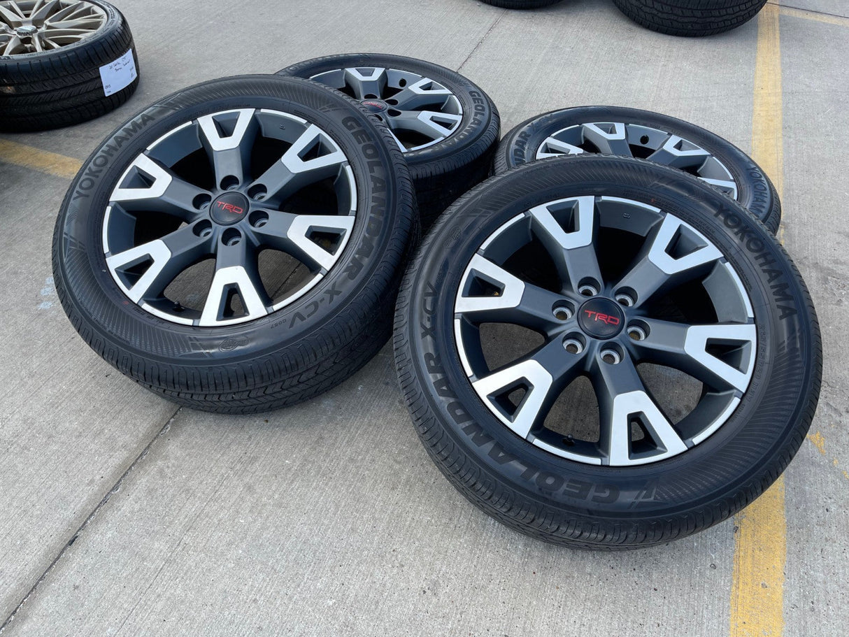 20" Toyota 4Runner TRD OEM 94198 wheels rims Tundra Sequoia 2025 2026 NEW Texas Truck Tire