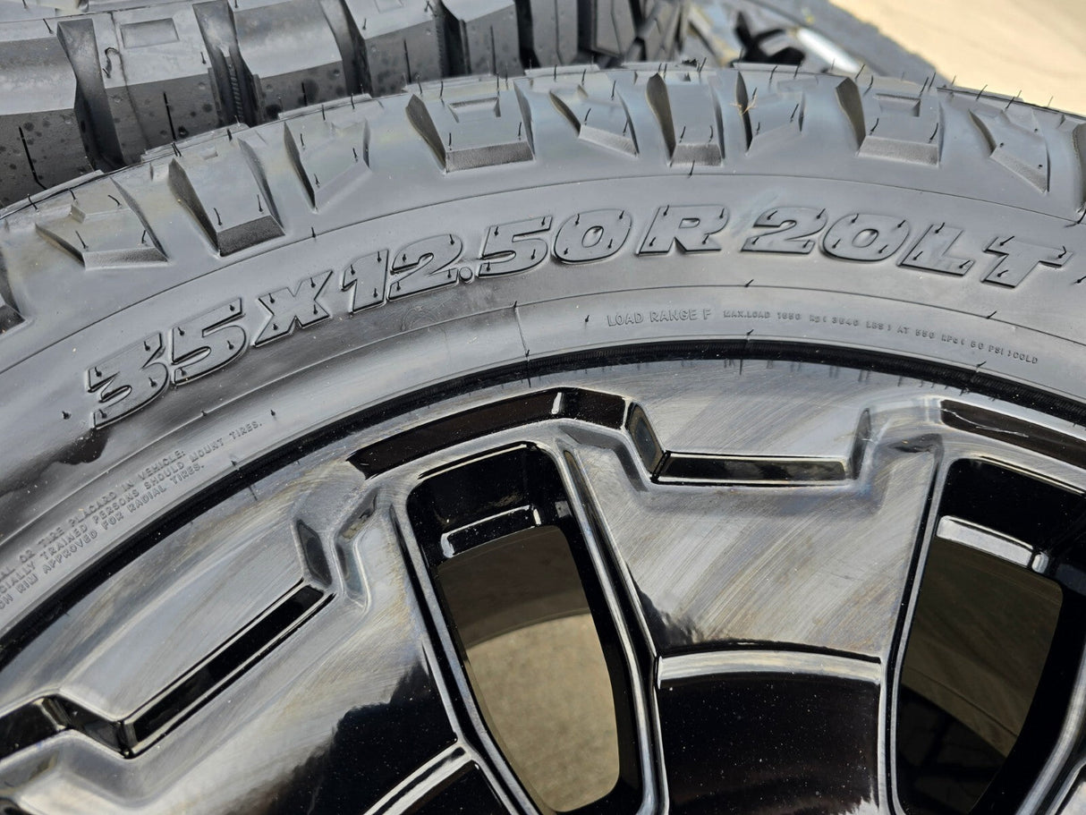 20" Ford F-250 F-350 OEM Limited Tremor 10487 wheels rims 2025 2026 NEW 35" Texas Truck Tire