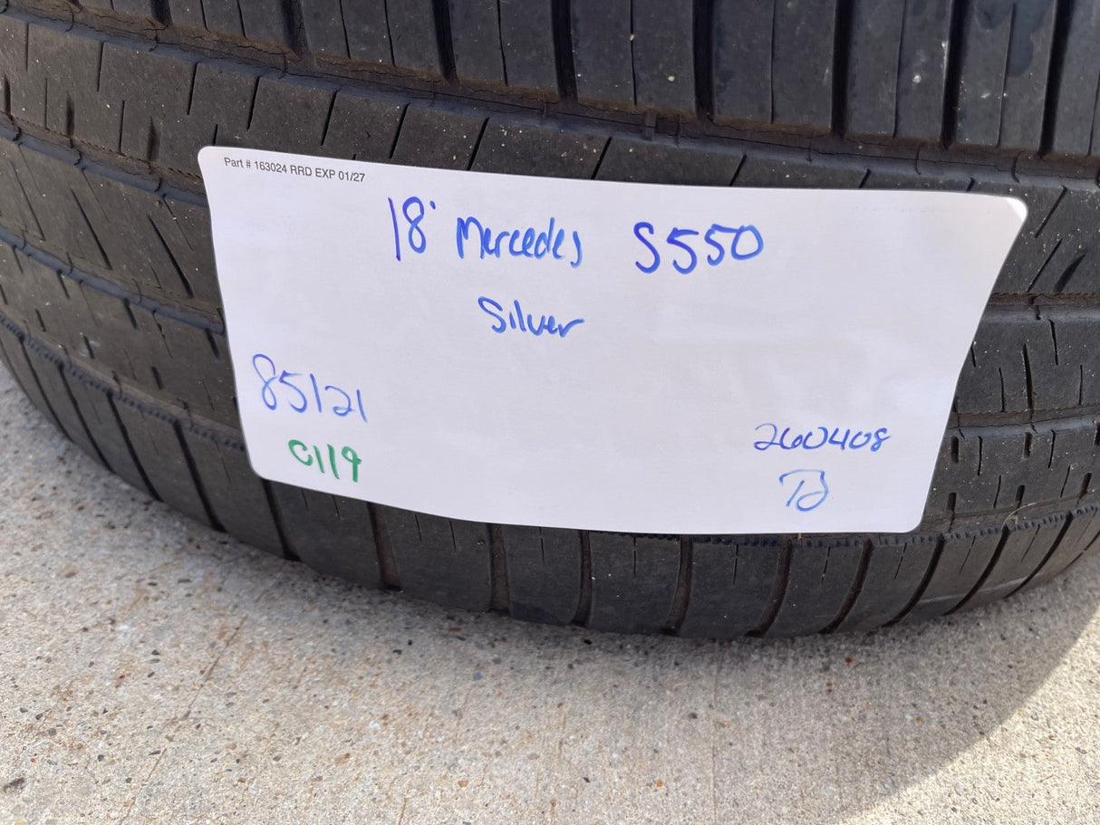 18" Mercedes OEM 85121 wheels rims tires S C E CLASS Texas Truck Tire