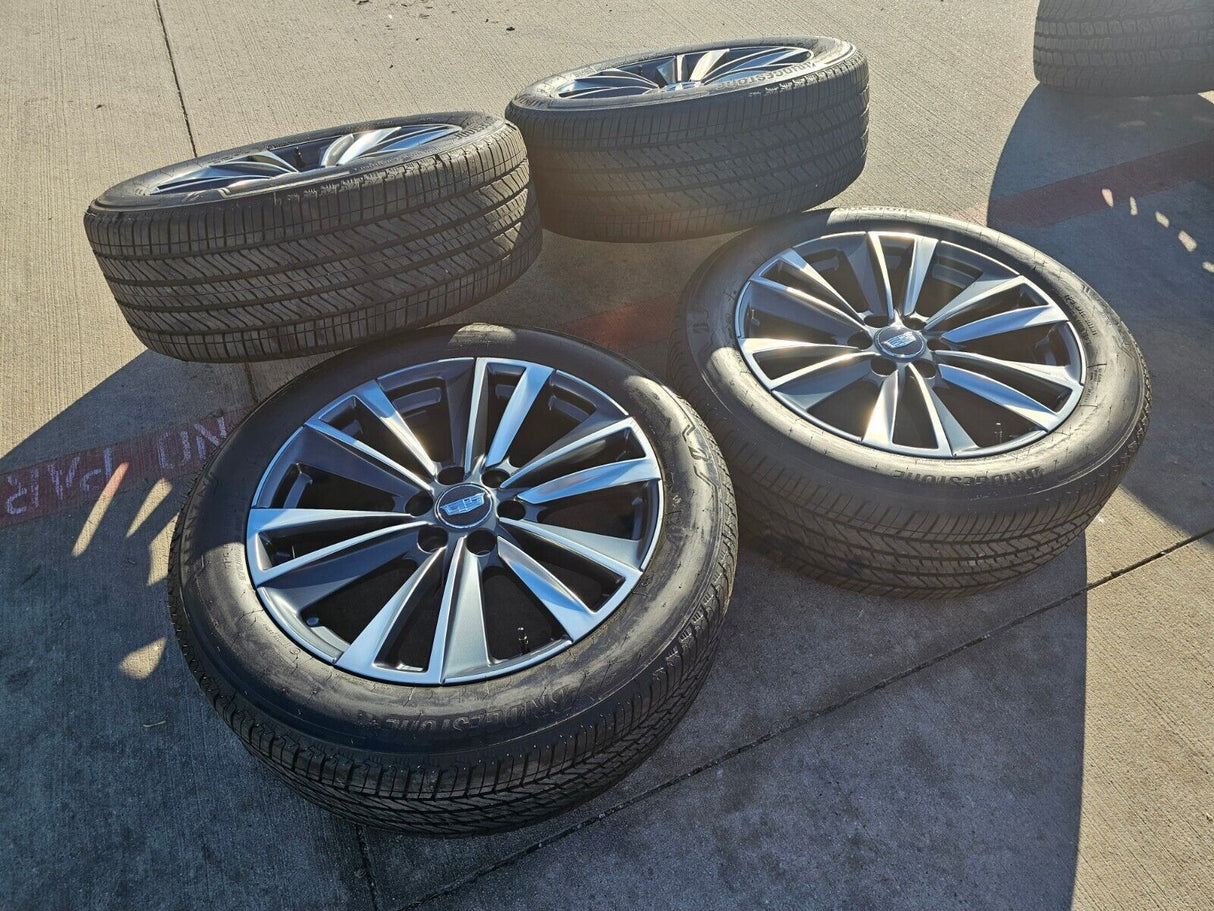 22" Cadillac Escalade Platinum OEM wheels rims tires 2024 2025 2026 NEW Texas Truck Tire