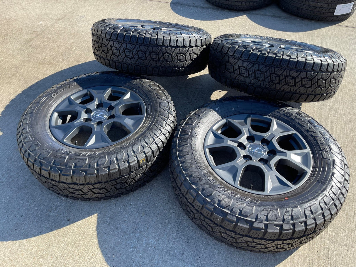 18" Toyota 4Runner Land Cruiser TRD Tundra OEM 10544 wheels rims GX550 TOYO NEW Texas Truck Tire