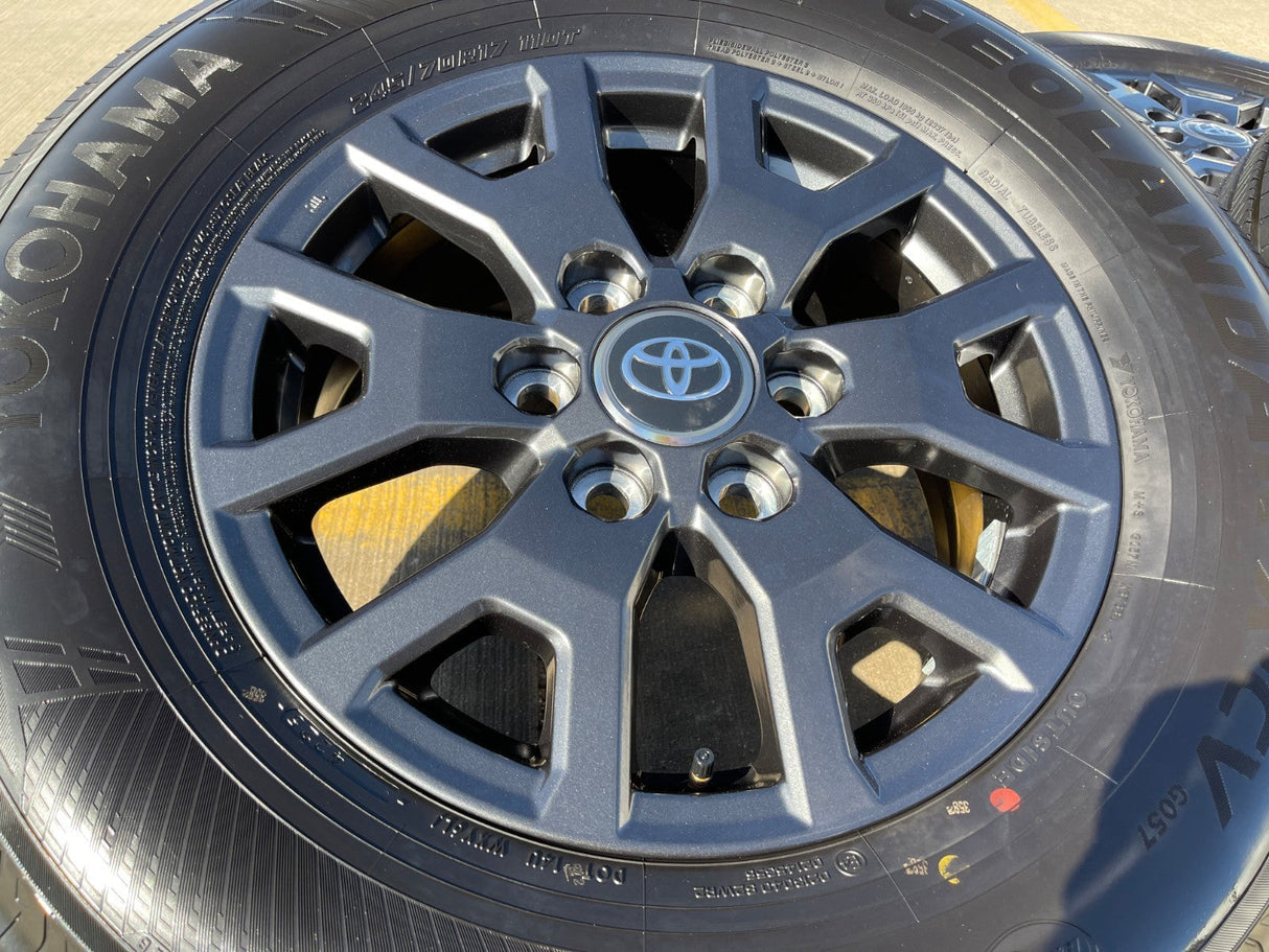 17" Toyota 4Runner Tacoma TRD OEM 94254 10637 wheels rims 2024 2025 2026 NEW Texas Truck Tire