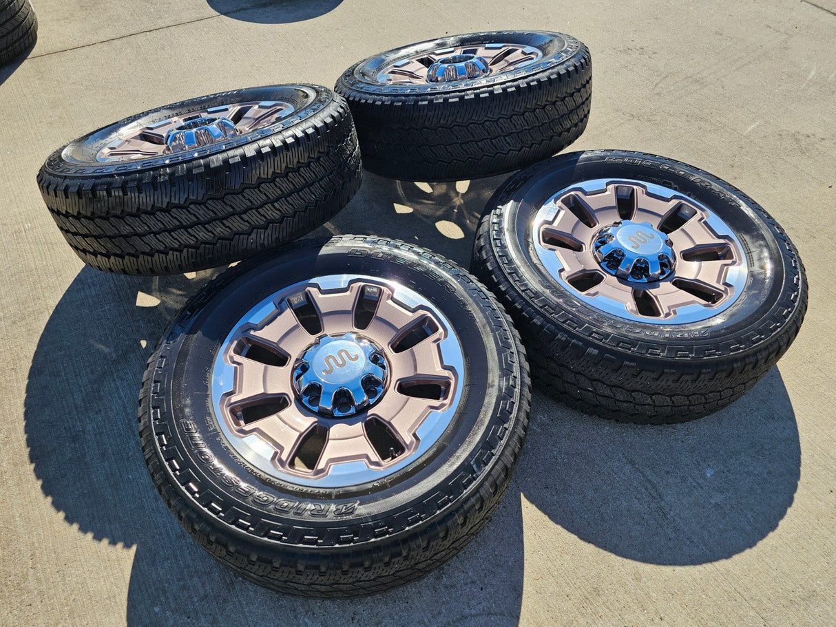 20" Ford F-250 F-350 OEM 10487 LIMITED KING RANCH tan wheels rims 2024 2025 2026 Texas Truck Tire