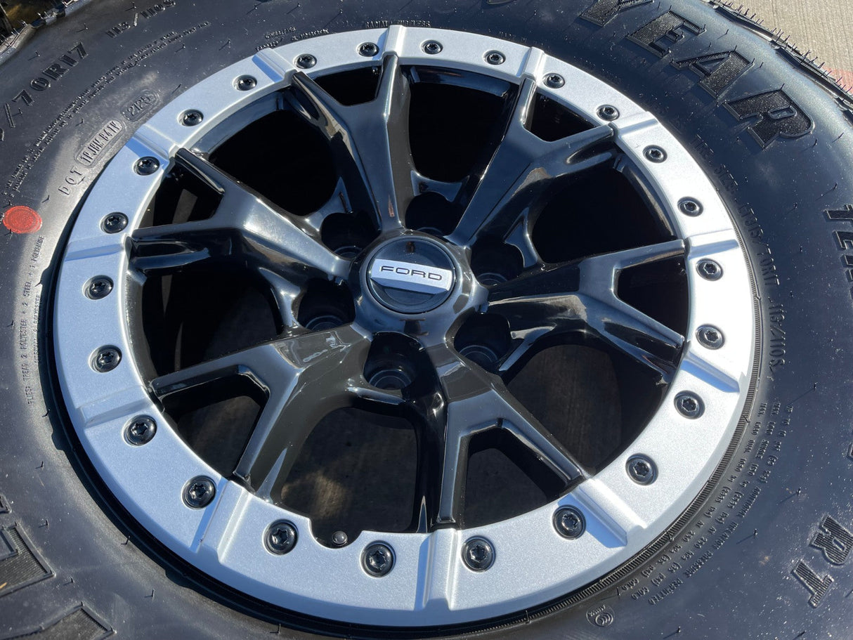 17" Ford F-150 Raptor Bronco R OEM Replica BEADLOCK 10460 rims wheels NEW 35" Texas Truck Tire
