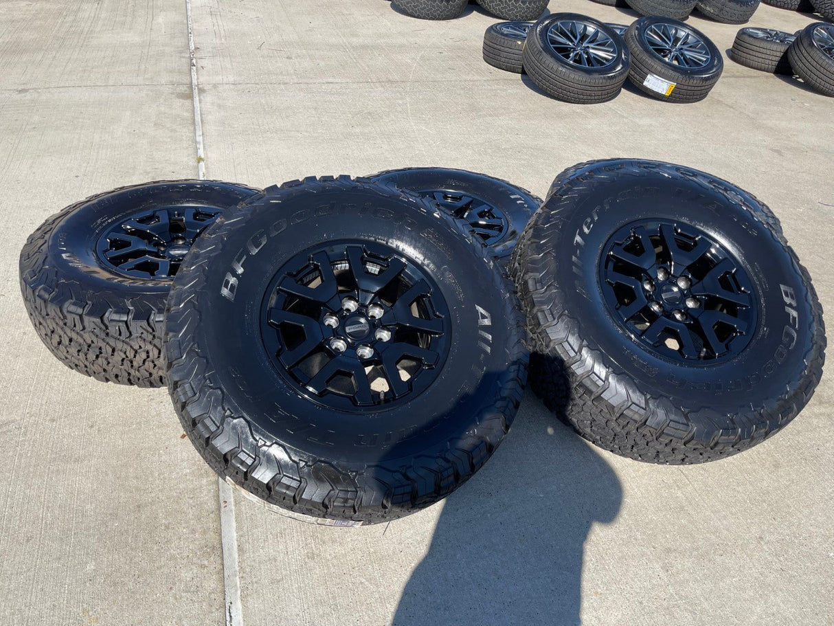 17" Ford F-150 Raptor Bronco OEM rims wheels BFG 10461 tires 2025 2026 BFG NEW Texas Truck Tire
