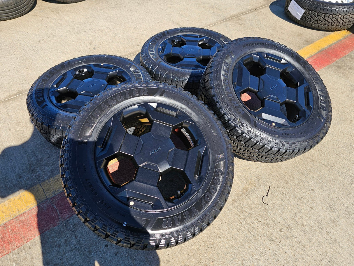 17" Kia Sorento X-PRO OEM wheels rims tires Telluride Sedona 2025 2026 tires NEW Texas Truck Tire