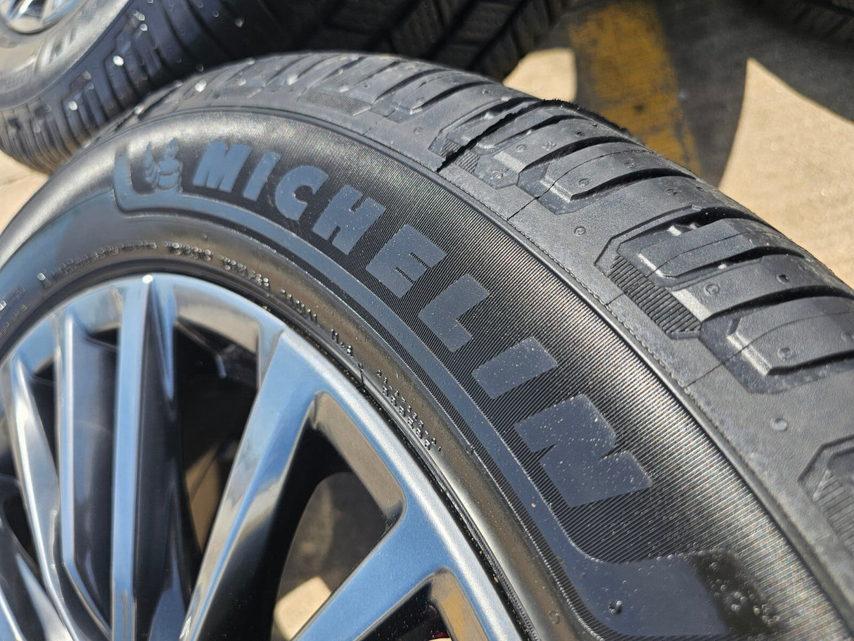 22" Cadillac Escalade V Platinum OEM 4883 95479 wheels rims MICHELIN NEW Texas Truck Tire
