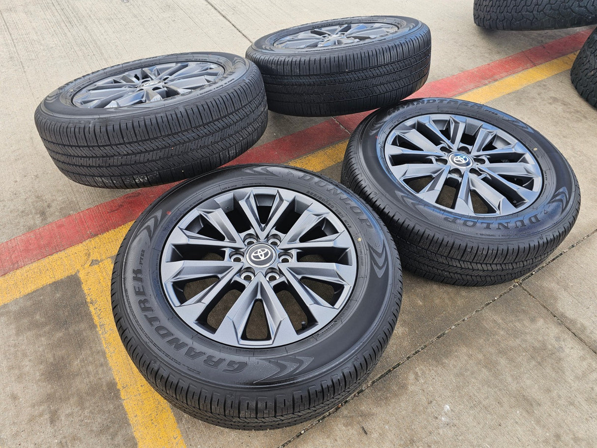 20" Toyota Land Cruiser OEM wheels rims Tundra Sequoia 2024 2025 2026 NEW Texas Truck Tire