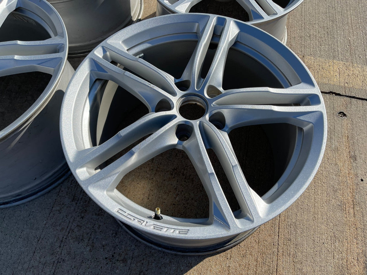 18" + 19" Chevy Corvette OEM 5726 5730 wheels rims 2016 2017 2018 2019 Texas Truck Tire