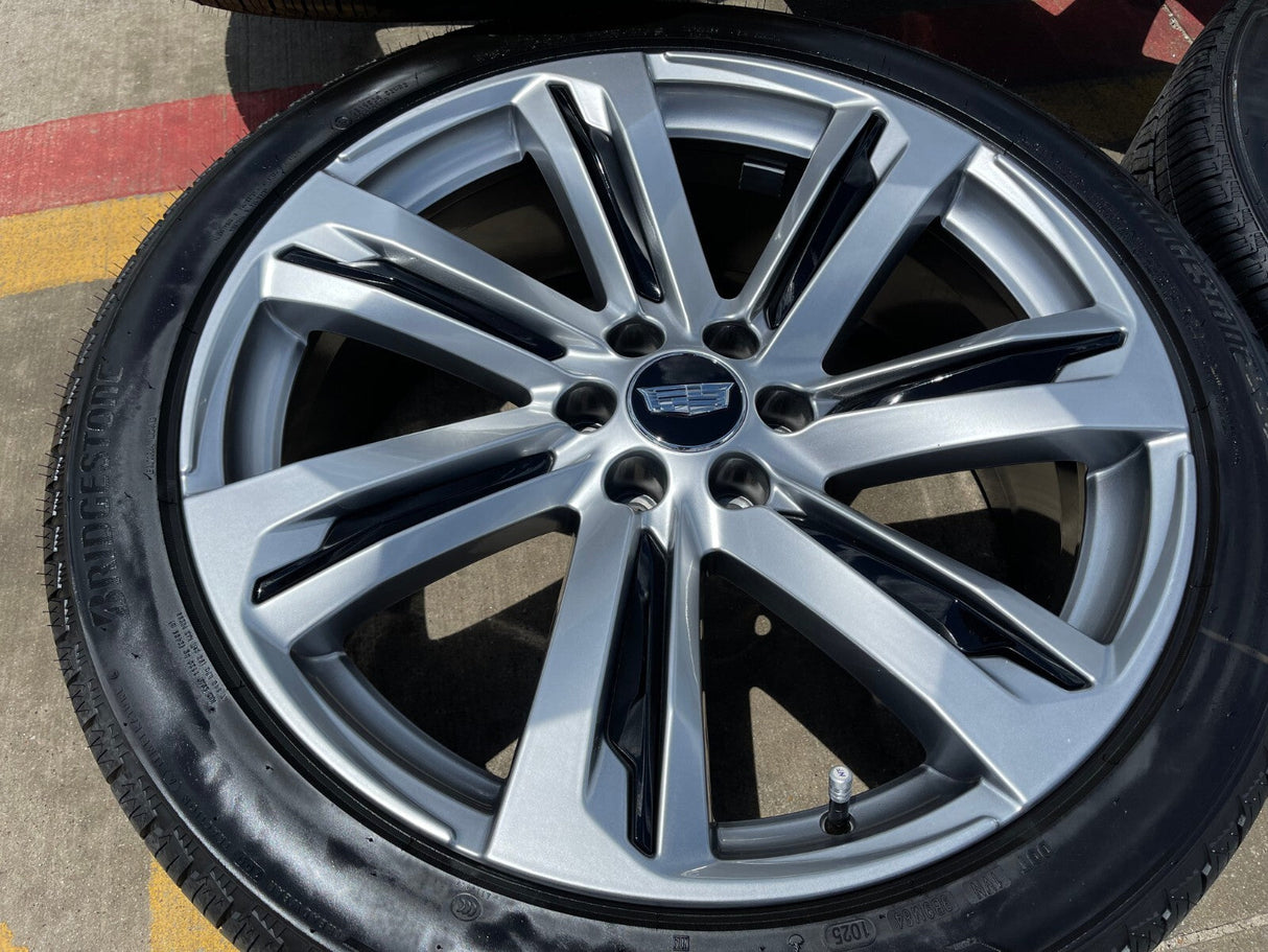 24" Cadillac Escalade V OEM wheels rims tires 2022 2023 2024 2025 2026 NEW Texas Truck Tire