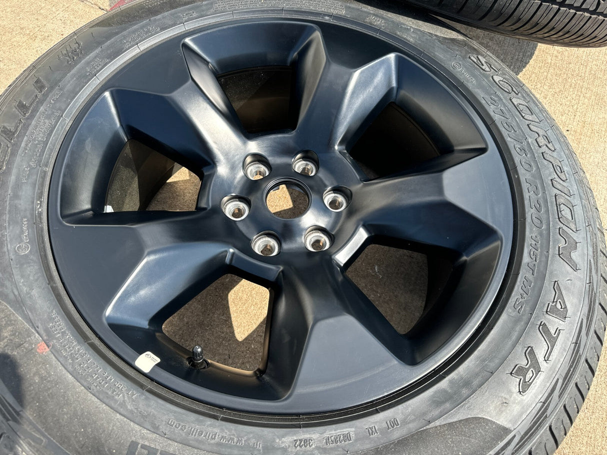 20" Ram 1500 OEM 2021 2022 2023 2024 2025 spare wheel rim black 2675 2722 Texas Truck Tire