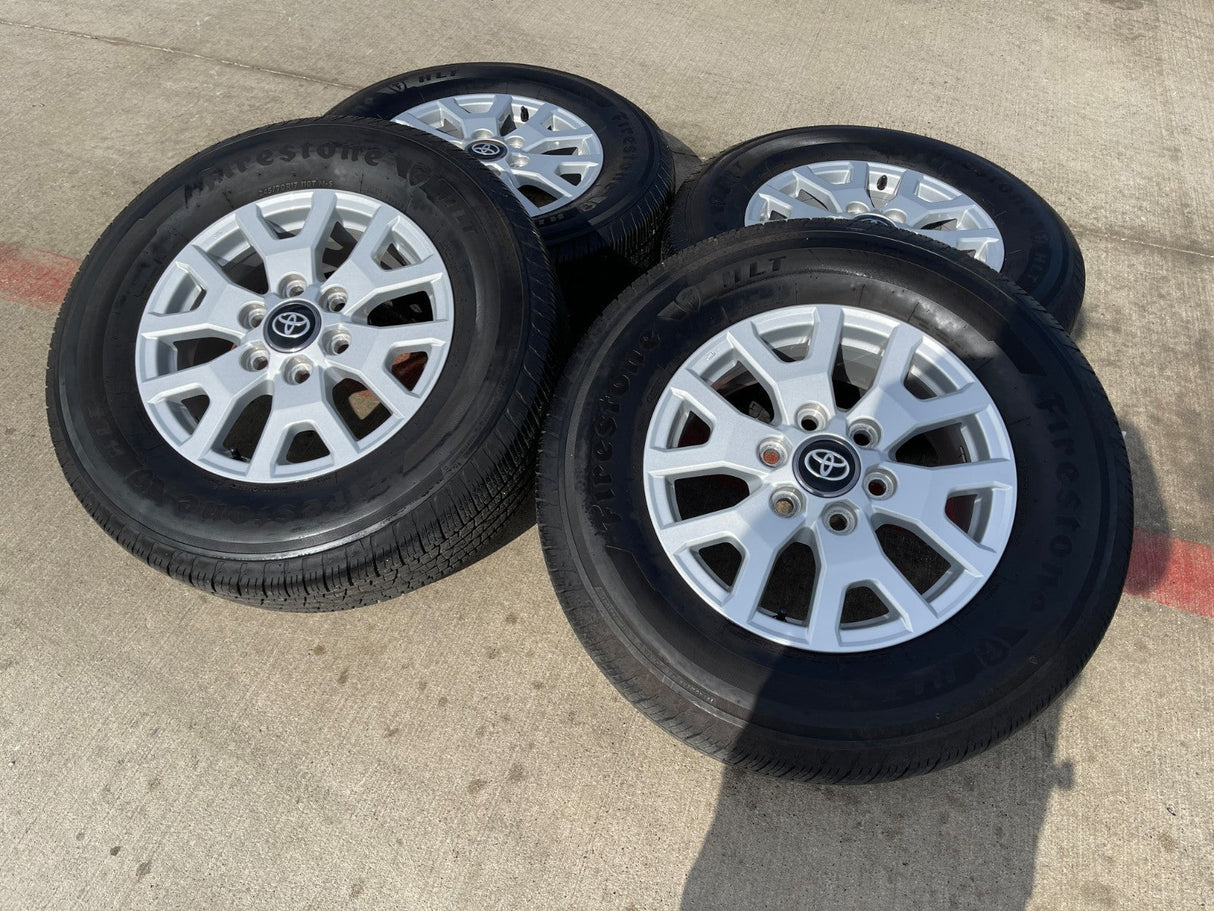 17" Toyota Tacoma 4Runner TRD OEM 94254 10637 wheels rims 2025 2026 FIRESTONE Texas Truck Tire
