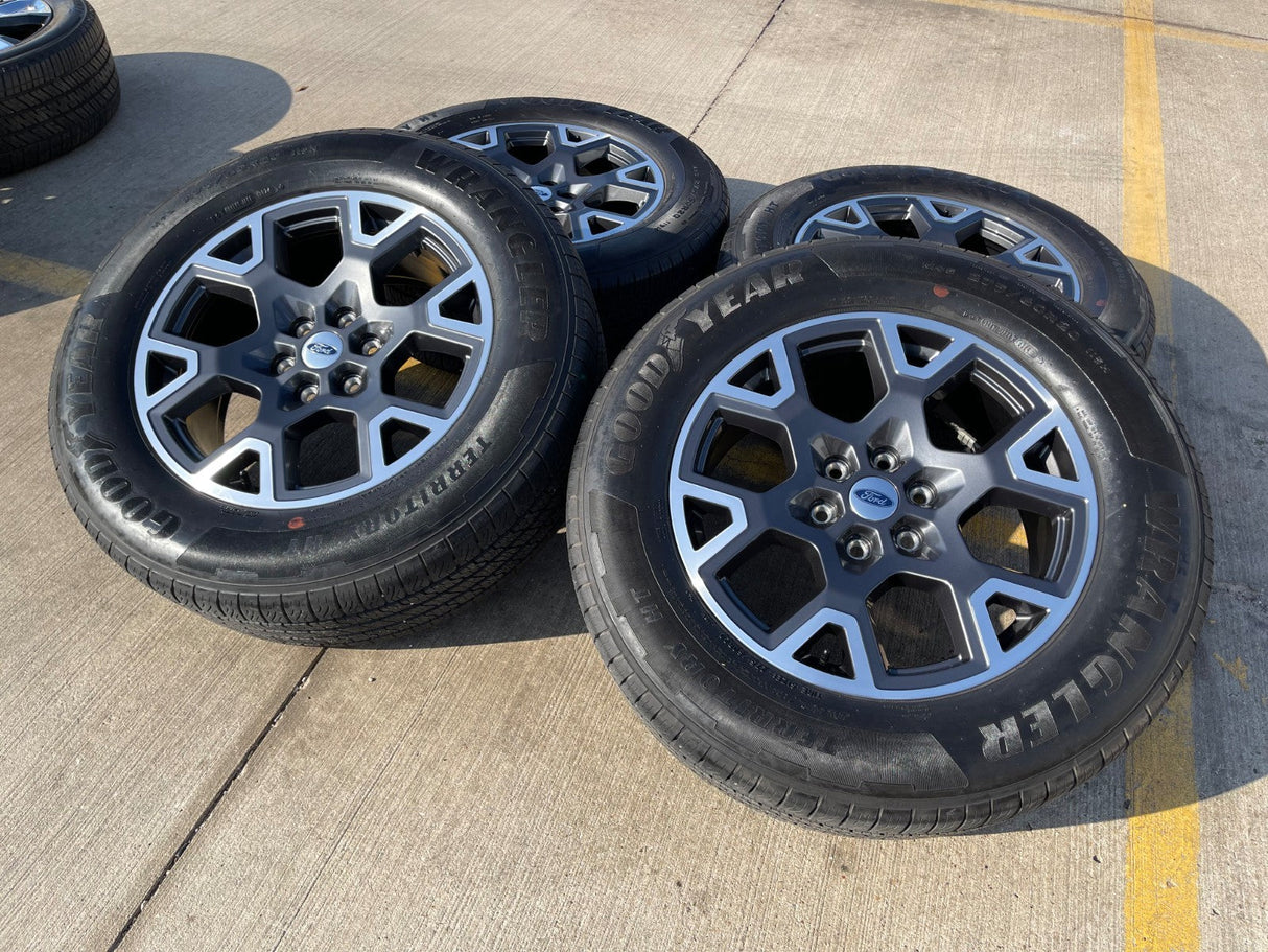 20" Ford F-150 LARIAT OEM 95864 rims wheels Expedition 2024 2025 2026 GOODYEAR Texas Truck Tire