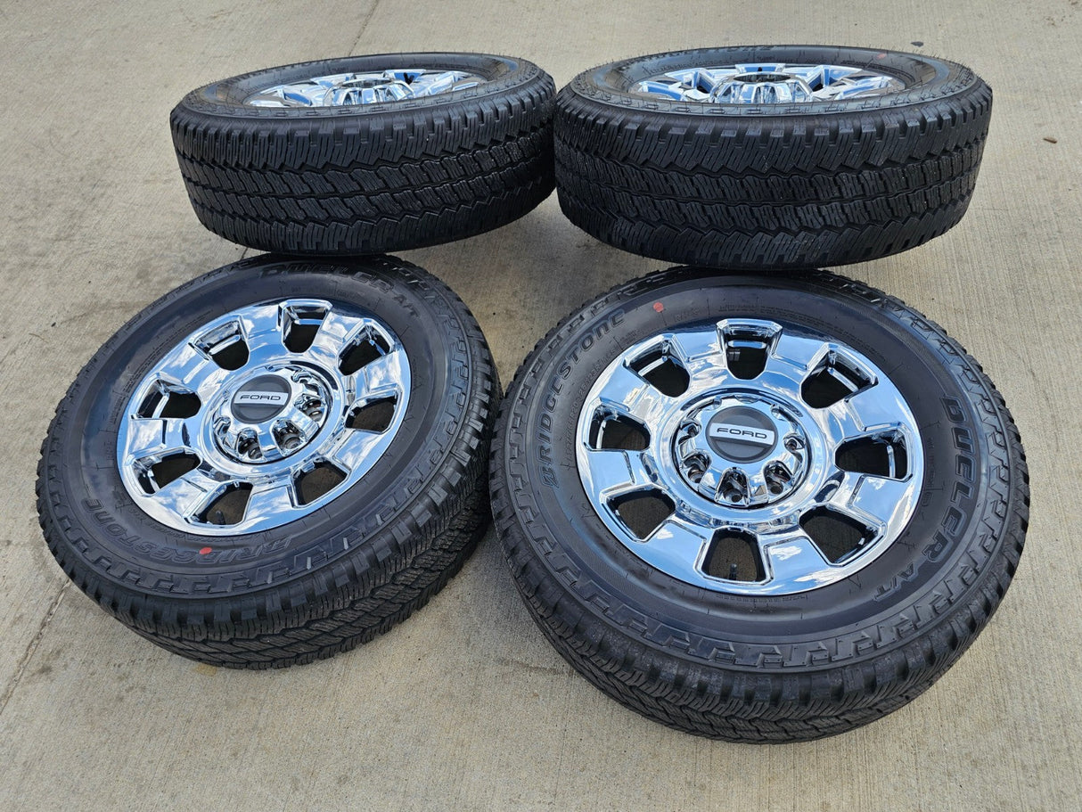 20" Ford F-250 F-350 OEM LARIAT LIMITED 10295 25085 10552 wheels rims CHROME Texas Truck Tire