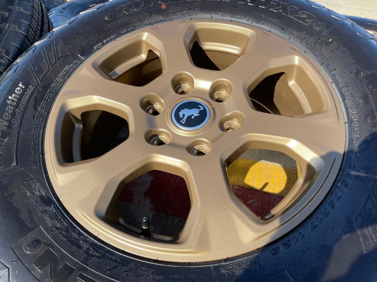 17" Ford Bronco HERITAGE wheels rims OEM 10384 10384 BRONZE 2023 2024 2025 NEW Texas Truck Tire