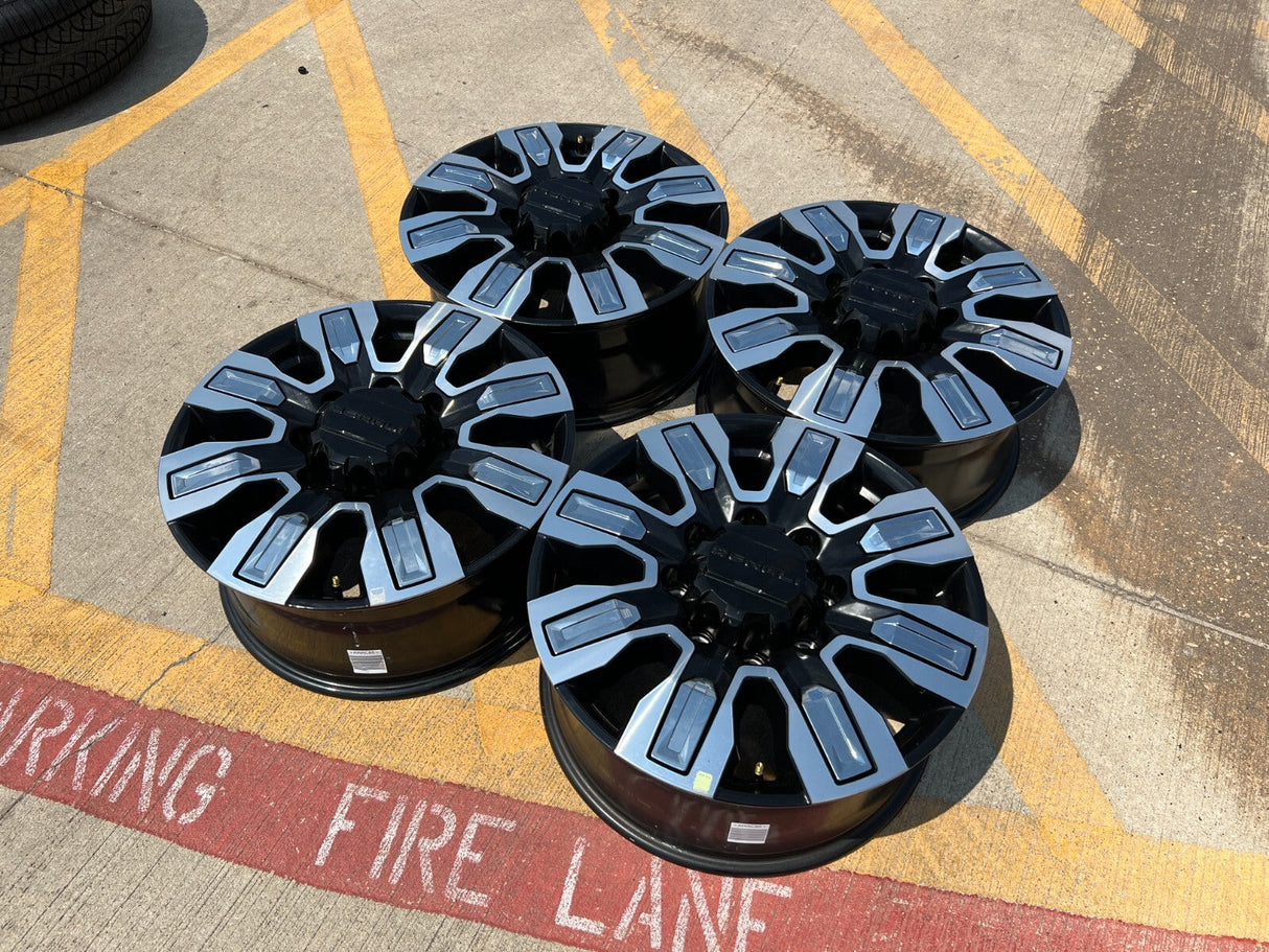 20" Chevy Silverado ULTIMATE 2500 3500 OEM 5958 14138 wheels rims 2024 2025 NEW Texas Truck Tire