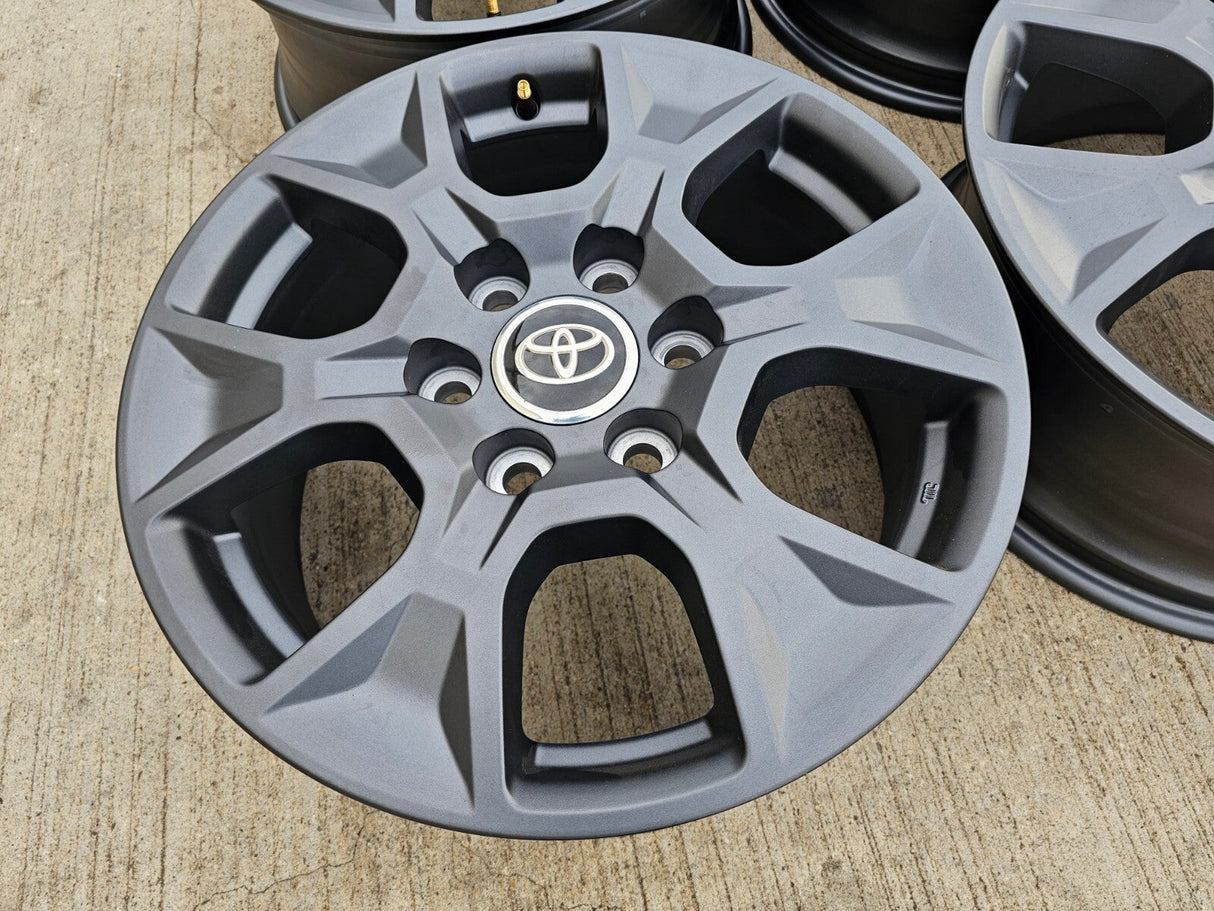 18" Toyota Land Cruiser Tundra Sequoia OEM wheels rims Lexus GX550 2024 2025 NEW Texas Truck Tire