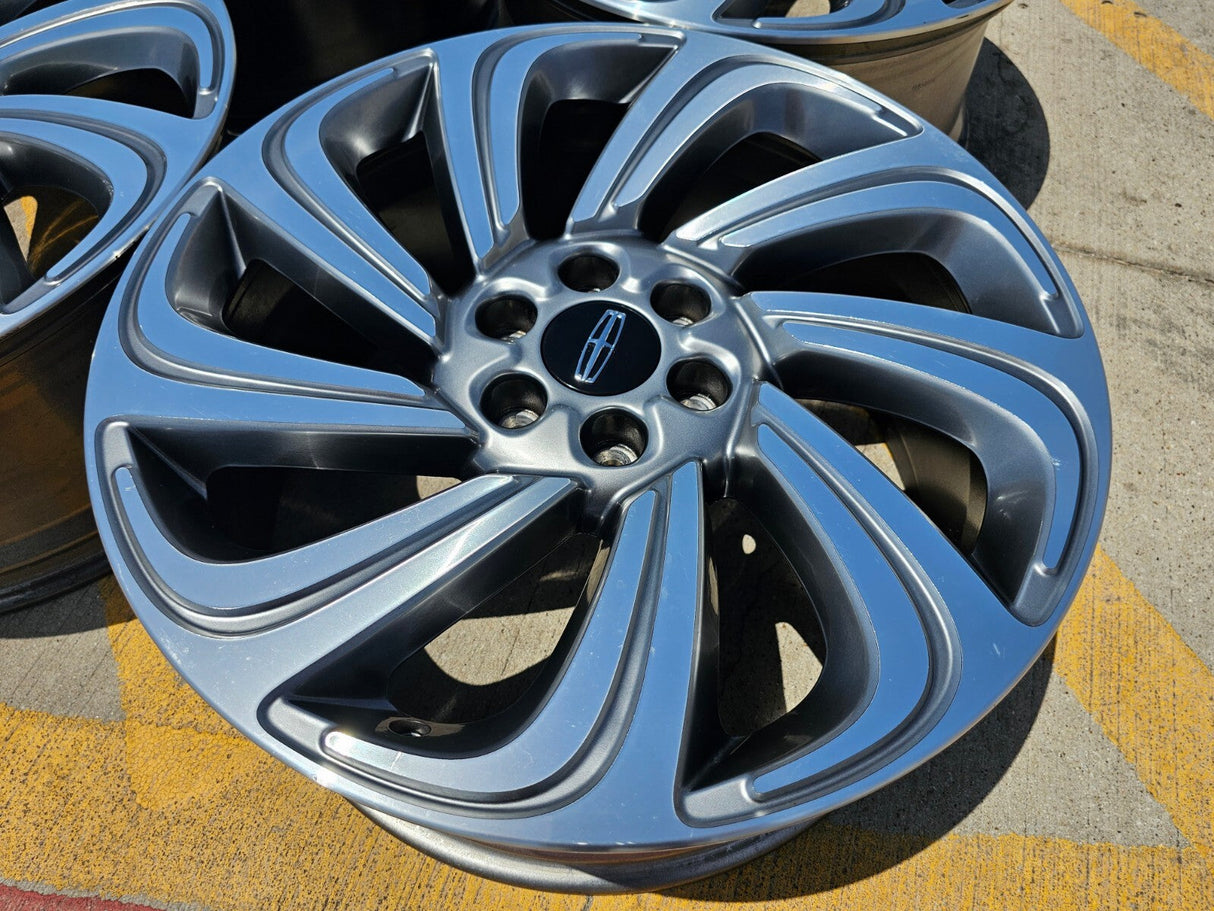 22" Lincoln Navigator OEM 10497 rims wheels Reserve 2022 2023 2024 2025 2026 Texas Truck Tire